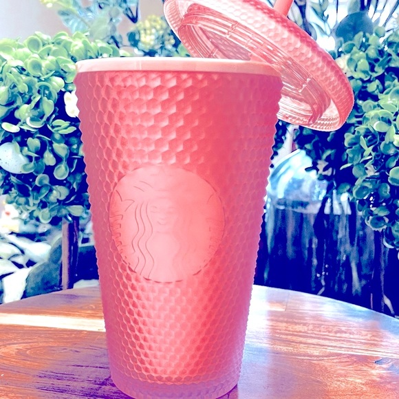 Starbucks Other - 🍋🌸 Starbucks 🌸🍋 Pink Lemonade/ Rose Gold Jelly Studded Tumbler